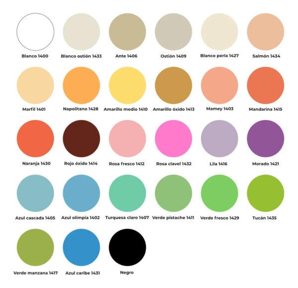 Pinturas colores Pintolin 4 Lts. Marfil