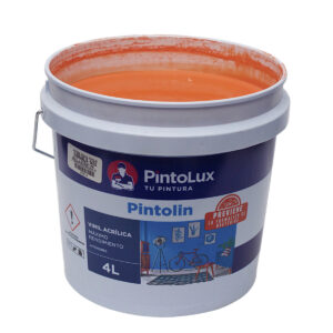 Mercado Libre Pintolin 4 Lts. Naranja