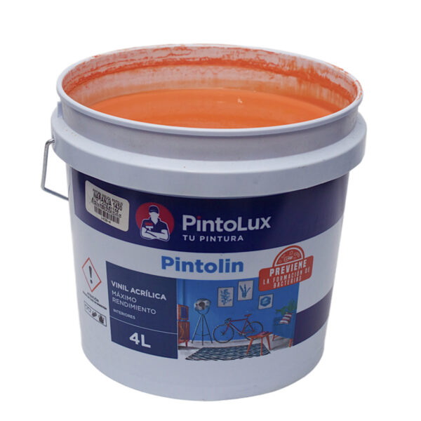 Mercado Libre Pintolin 4 Lts. Naranja