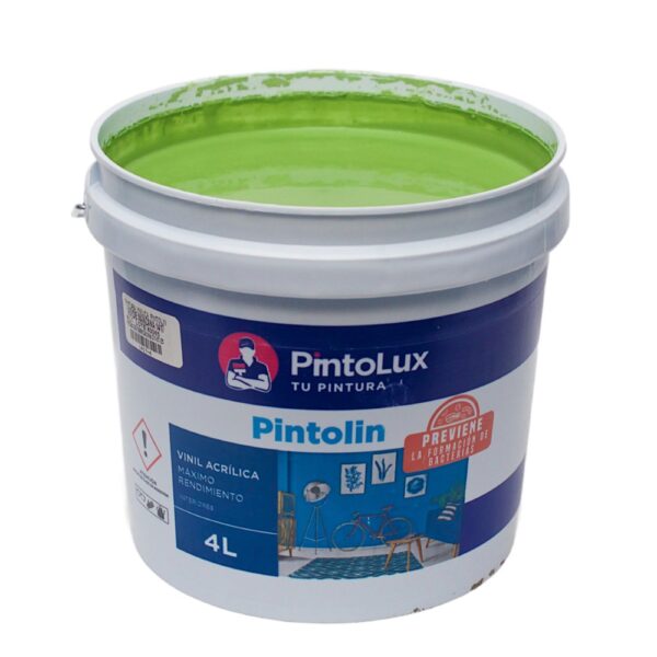Pintolin 4 Lts. Verde Manzana Pintolin 4 Lts. Verde Manzana