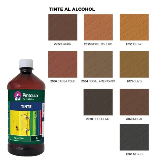 2065-1  Tinte al alcohol 1lt NEGRO Tinte al alcohol 1 Lt. Negro
