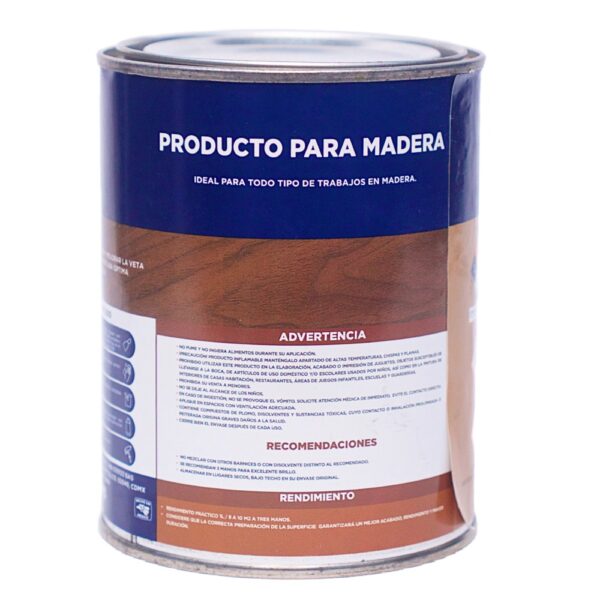 Barniz Interior 2001 para madera 500 ml. Pintolux