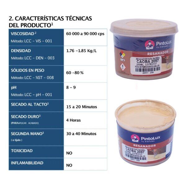 Resanador 250ml Caoba