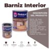 Barniz Interior 2001 para madera 500 ml. Pintolux