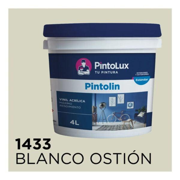 1433-4 Pintolin Blanco Ostion Pintolin 4 Lts. Blanco Ostion