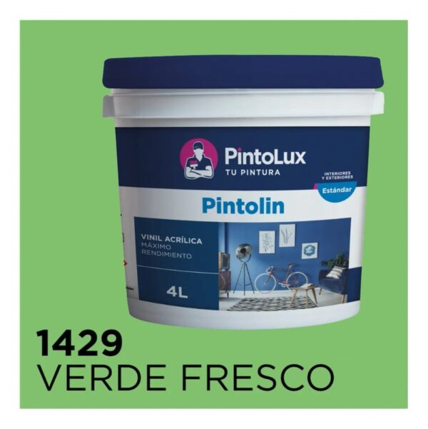 1429-4 Pintolin Verde Fresco Pintolin 4 Lts. Verde Fresco