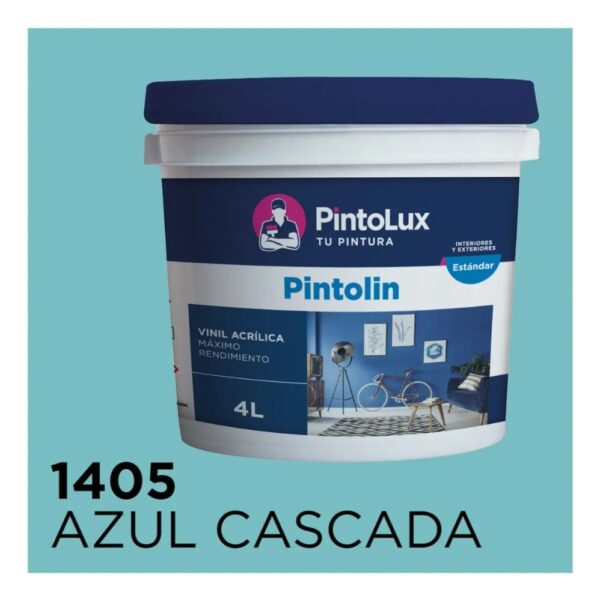 1405-4 Pintolin Azul Cascada Pintolin 4 Lts. Azul Cascada