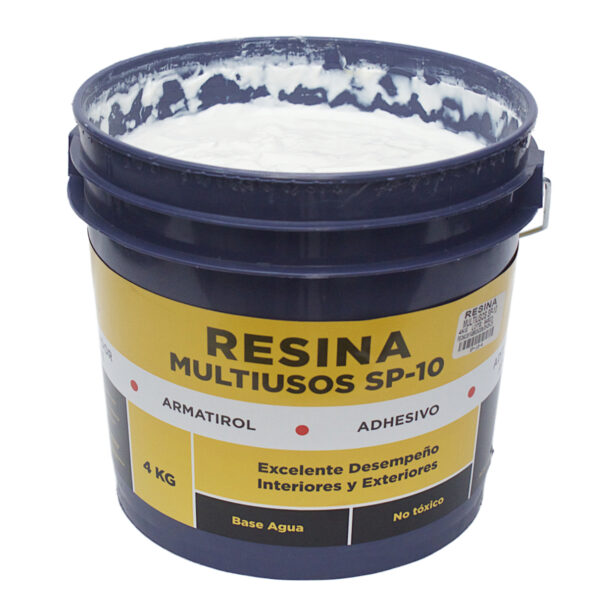 Resina Multiusos Adhesivo Para Interiores Y Exteriores 4 Kg