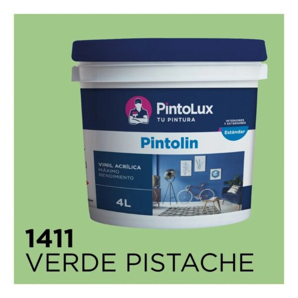 Pintolin Verde 4 Lts. Pistache Pintolin 4 Lts. Verde Pistache