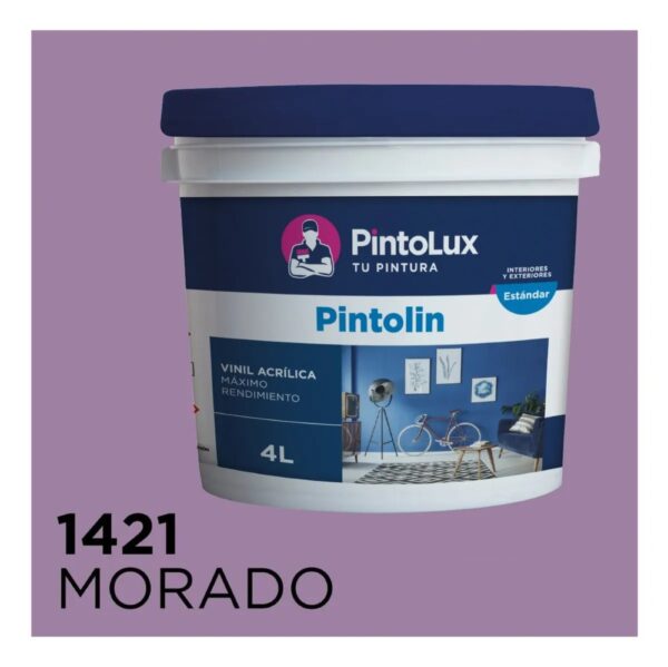 1421-4 Pintolin Morado Pintolin 4 Lts. Morado