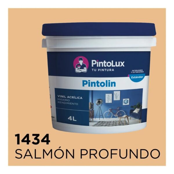 1Pintolin 4 Lts. Salmon Profundo Pintolin 4 Lts. Salmon Profundo