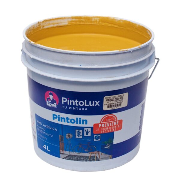 1413-4 Pintolin Amarillo Oxido Pintolin 4 Lts. Amarillo Oxido